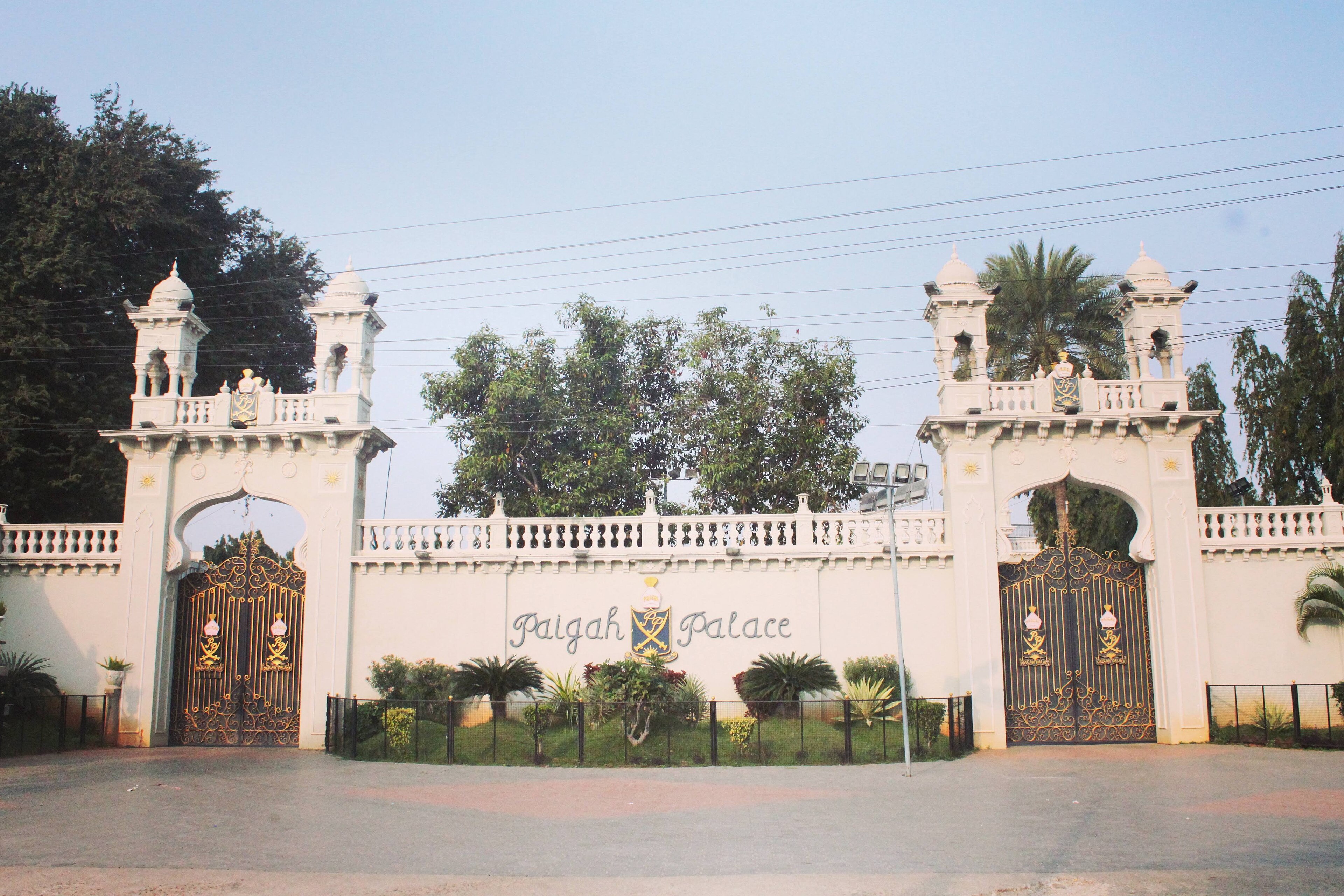 Paigah Palace — exterior entrance and frontage